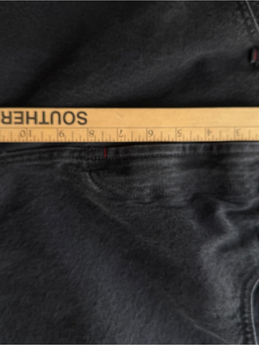 ELWOOD Black Straight-Leg Jeans - size 34 - Picture 12 of 15